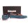 wawiHEROES BLAUER Herren Leder Moccasin SCARPE in Blau