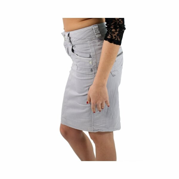 wawiHEROES PEPE JEANS Damen Jeans Rock NEUS SKIRT in Grau