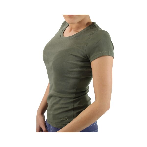 wawiHEROES G-STAR RAW Damen BASIC T-Shirt DOPPELPACK in Olive