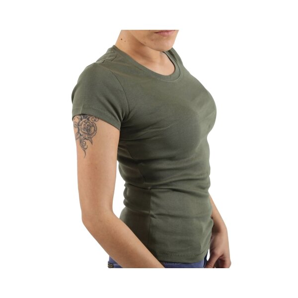 wawiHEROES G-STAR RAW Damen BASIC T-Shirt DOPPELPACK in Olive