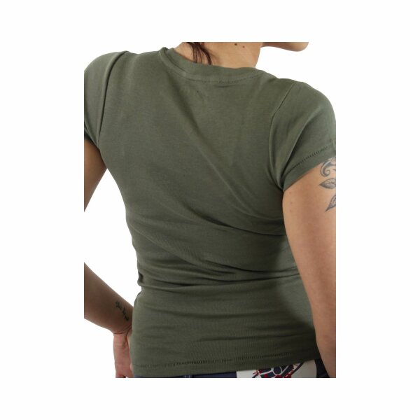 wawiHEROES G-STAR RAW Damen BASIC T-Shirt V-Neck DOPPELPACK in Olive