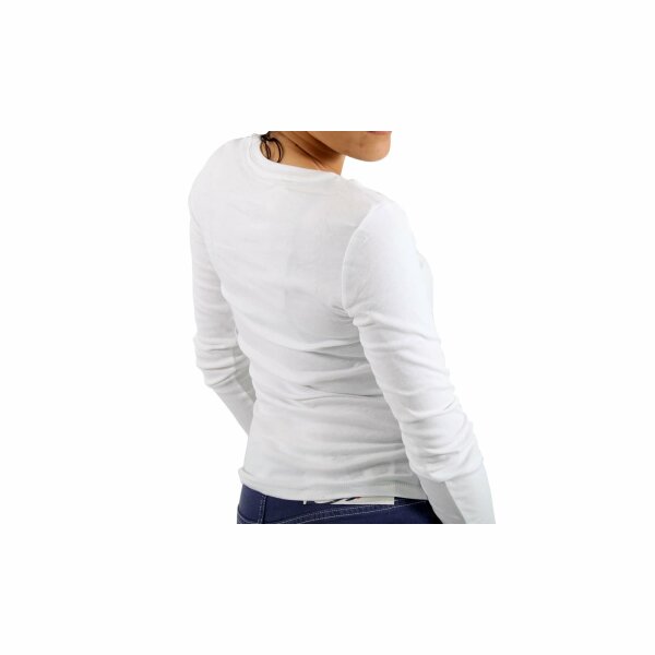 wawiHEROES G-STAR RAW Damen BASIC Shirt Langarm in Weiß