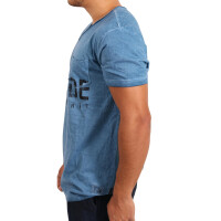 wawiHEROES INDICODE JEANS Herren T-Shirt CAVE in Blau