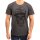 wawiHEROES INDICODE JEANS Herren T-Shirt SKULL CAP in Dunkelgrau