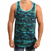 wawiHEROES HUMÖR Herren Tank Top CAPONE ESTATE BLUE...