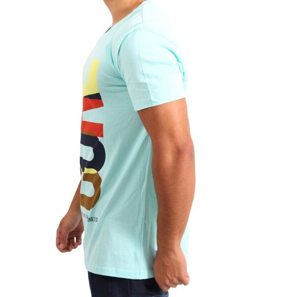 wawiHEROES JACK & JONES CORE Herren T-Shirt SHADE AQUA in Türkis