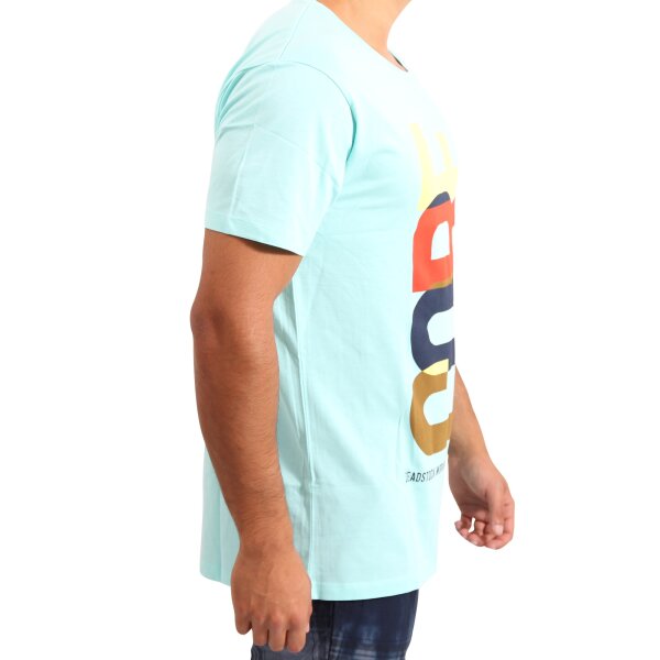 wawiHEROES JACK & JONES CORE Herren T-Shirt SHADE AQUA in Türkis