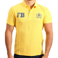 wawiHEROES FRESH BRAND Herren Kurzarm Polo Shirt YELLOW...