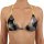 wawiHEROES DIESEL Damen Triangel Bikini Oberteil SEE REGGISENO in Schwarz/Gelb