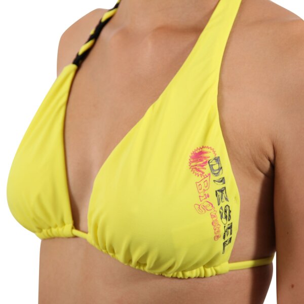 wawiHEROES DIESEL Damen Triangel Bikini Oberteil SURF BRA in Gelb
