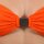 wawiHEROES DIESEL Damen Bandeau Bikini Oberteil SANDY REGGISENO in Orange