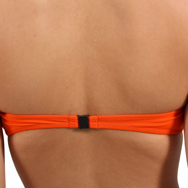 wawiHEROES DIESEL Damen Bandeau Bikini Oberteil SANDY REGGISEN in Orange