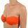 wawiHEROES DIESEL Damen Bandeau Bikini Oberteil SANDY REGGISEN in Orange