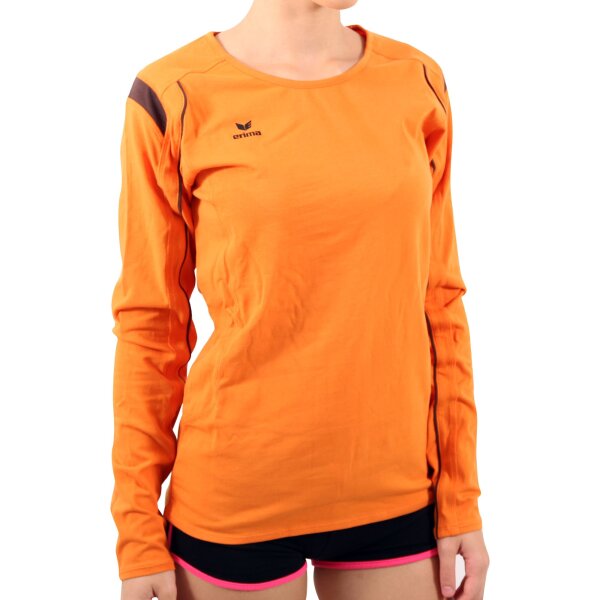wawiHEROES ERIMA Damen Langarm Sportshirt TERRA 2.Wahl! in Orange