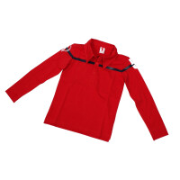 wawiHEROES BIKKEMBERGS Kinder Polo Langarm FOOTBALL in Rot