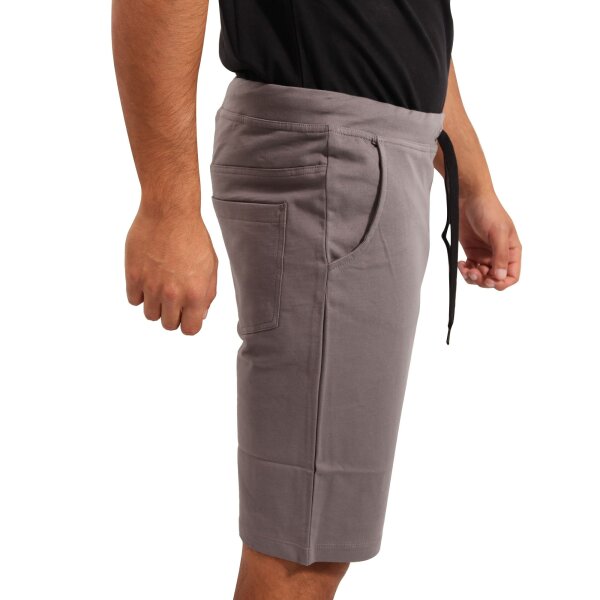 wawiHEROES HUMÖR Herren Sweat Short SLUG CASTLEROCK in Grau