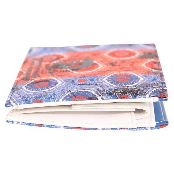 wawiHEROES DIESEL Herren Geldbeutel JASPER in Rot/Blau