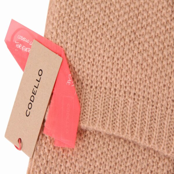wawiHEROES CODELLO Damen Schal POETRY GRUNGE KNIT in Rose