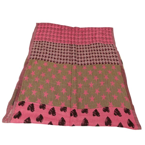 wawiHEROES CODELLO Damen Schal POETRY in Pink