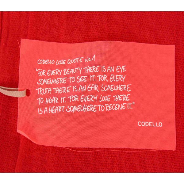 wawiHEROES CODELLO Damen Schal XL HAPPY WORLD in Rot