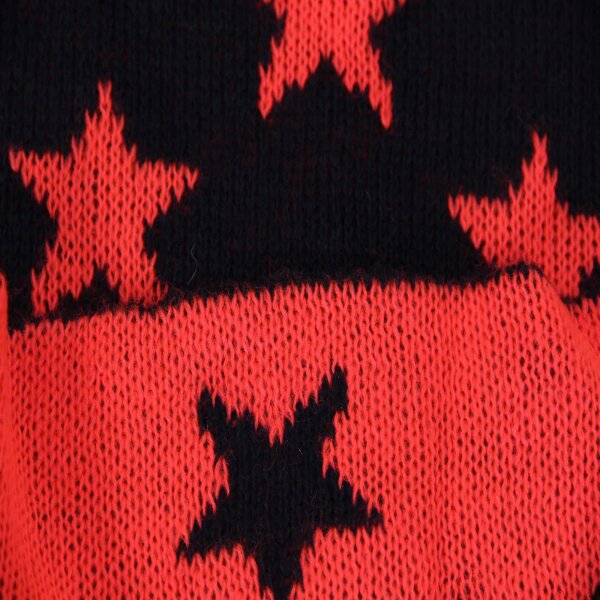 wawiHEROES CODELLO Damen Schal POETRY GRUNGE STAR in Blau/Neonpink