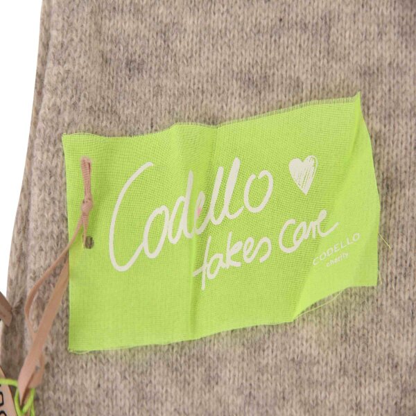 wawiHEROES CODELLO Damen Schal POETRY GRUNGE KNIT in Hellgrau/Pink