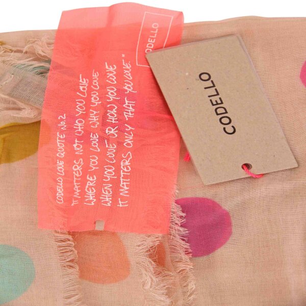 wawiHEROES CODELLO Damen Tuch DREAM CIRCUS DOT in Bunt