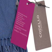 wawiHEROES CODELLO Damen Tuch PASHMINA in Blau