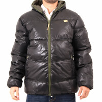 wawiHEROES HUMÖR Herren Winterjacke GEORGE in Schwarz