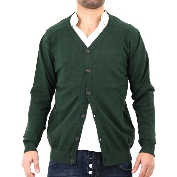 wawiHEROES JACK & JONES Premium Herren Cardigan NOOS in Dunkelgrün