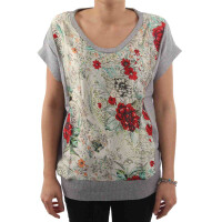 wawiHEROES BLAUER USA Damen T-Shirt MAGLIA in Grau