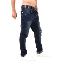 wawiHEROES HUMÖR Herren Jeans SANTIAGO JEANS in Blau