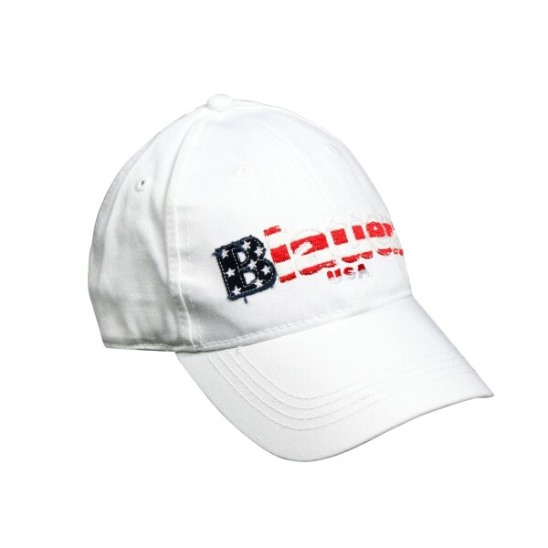 wawiHEROES BLAUER USA Baseball Cap CAPPELLO Uni in Weiß