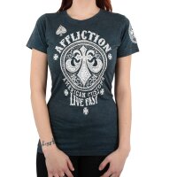 wawiHEROES AFFLICTION Damen T-Shirt AC BATTLEFIELD in...