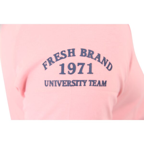 wawiHEROES FRESH BRAND Herren Kurzarm Polo Shirt PINK in Rosa