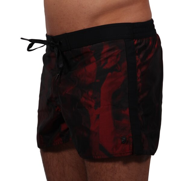 wawiHEROES DIESEL BEACHWEAR Herren Bade Boxershort REEF CALZO in Rot