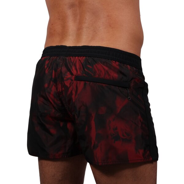 wawiHEROES DIESEL BEACHWEAR Herren Bade Boxershort REEF CALZO in Rot