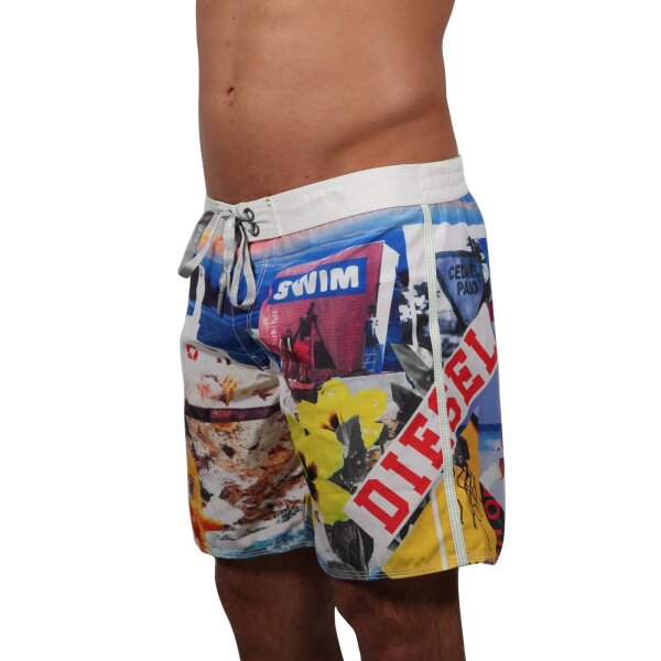 wawiHEROES DIESEL BEACHWEAR Herren Badeshort MARK CALZONCI in Mehrfarbig