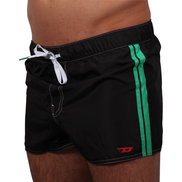 wawiHEROES DIESEL BEACHWEAR Herren Bade Wende Boxershort CORALRIF SHORTS in Grün/Schwarz