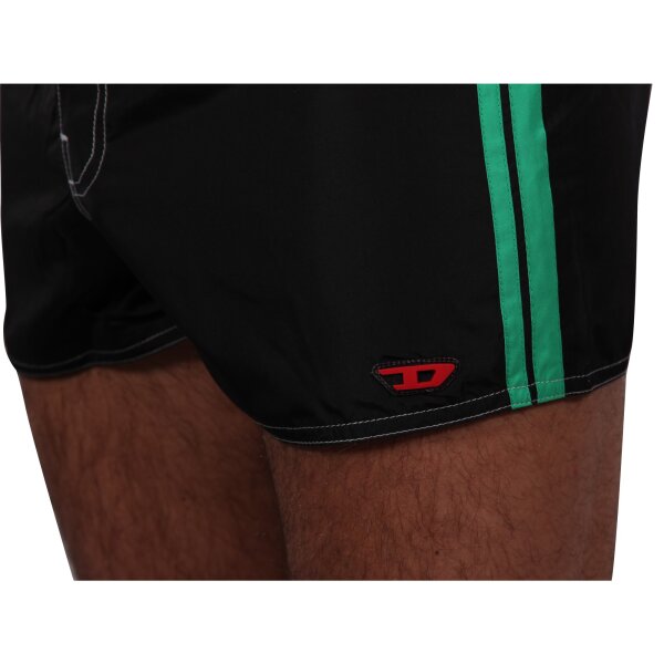 wawiHEROES DIESEL BEACHWEAR Herren Bade Wende Boxershort CORALRIF SHORTS in Grün/Schwarz