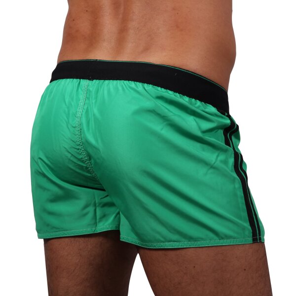 wawiHEROES DIESEL BEACHWEAR Herren Bade Wende Boxershort CORALRIF SHORTS in Grün/Schwarz