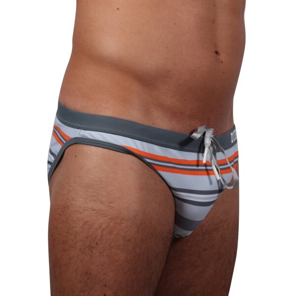 wawiHEROES DIESEL BEACHWEAR Herren Badeslip HAWAII COSTUME in Grau