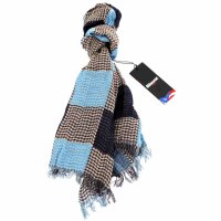 wawiHEROES BLAUER USA Schal SCIARPA Karaomuster in Navi...