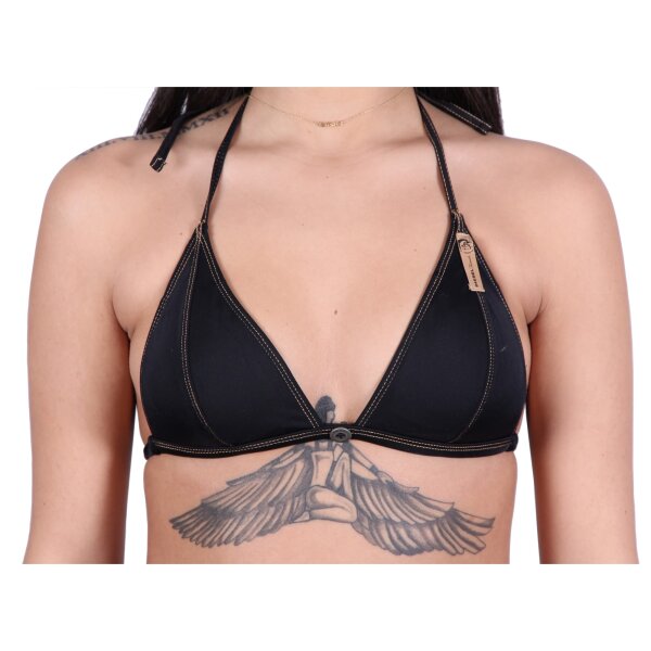 wawiHEROES DIESEL Damen Triangel Bikini Oberteil CALYPSO BRA in Schwarz