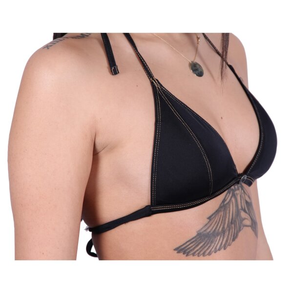 wawiHEROES DIESEL Damen Triangel Bikini Oberteil CALYPSO BRA in Schwarz