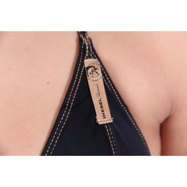 wawiHEROES DIESEL Damen Triangel Bikini Oberteil CALYPSO BRA in Schwarz
