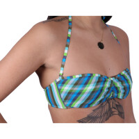 wawiHEROES DIESEL Damen Bandeau Bikini Oberteil CORAL...