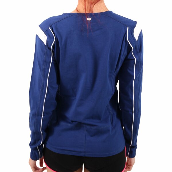 wawiHEROES ERIMA Damen Langarm Sportshirt DENIM 2.Wahl! in Blau