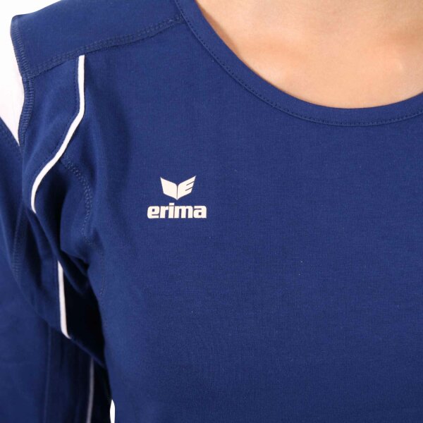 wawiHEROES ERIMA Damen Langarm Sportshirt DENIM 2.Wahl! in Blau