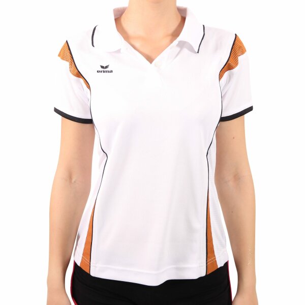 wawiHEROES ERIMA Damen Sport Poloshirt TERRA in Weiß
